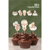 Ayıcık Temalı Cupcake Süsü 20li