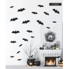 Cadılar Bayramı Halloween Yarasa İnce Karton Duvar Süsü Seti 30 lu