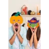 Halloween Temalı  MASKE 4lü * (kalın kağıt)