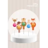 Orman Hayvanları Temalı Lolipop Sargısı 10lu