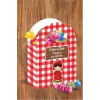 Kırmızı Başlıklı Kız Temalı Mini Çanta 12x7 cm 8li Paket