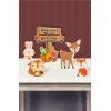 Orman Hayvanları Konsepti *Ayaklı Pano Set *(Masa Üstü) Kalın Kağıt