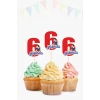 Pamuk Prenses Temalı * 6 (altı) Yaşında Cupcake Süsü 10lu