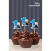 Patron Bebek Boss Baby Temalı 1 Yaşında Cupcake Süsü 10lu
