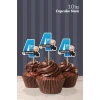 Patron Bebek Boss Baby Temalı 4 Yaşında Cupcake Süsü 10lu