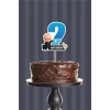 Patron Bebek Boss Baby Teması 2 Yaşında (iki) Pasta Süsü *Kalın Kağıt