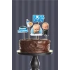 Patron Bebek Boss Baby Teması Pasta Süsü Seti