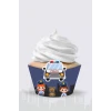Polis Temalı Cupcake Sargısı 8li