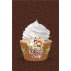 Safari Pastel Cupcake Sargısı 8li