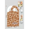 Safari Pastel Temalı Çanta 18x10 cm *8li Paket