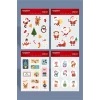 Yılbaşı Christmas Sticker (Etiket) A5 - 4 Sayfa