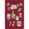 Yılbaşı Christmas Çok Parçalı Renkli Afiş *Kalın Kağıt