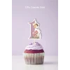 Peri Kızı Temalı 1 Yaşında Cupcake Süsü 10lu