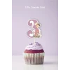 Peri Kızı Temalı 3 Yaşında Cupcake Süsü 10lu