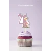 Peri Kızı Temalı 4 Yaşında Cupcake Süsü 10lu
