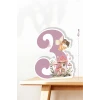 Peri Kızı Temalı 3 Yaş Ayaklı Rakam Pano - 3 Yaş (40 cm)