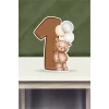 Ayıcık Temalı Ayaklı Rakam Pano - 1 Yaş (40 cm)