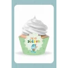 Baby Dinozor Temalı Cupcake Sargısı 8li