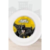 Batman Temalı Doğum Günü Parti Malzemeleri Seti Tabak Sticker (Etiket) 15li