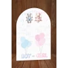 Cinsiyet Tahmin Panosu Balonlu, Kız mı Erkek mi, Boy or Girl- 45 cm Ayaklı Pano