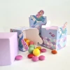 Deniz Kızı Teması Kutu - Mini Hediyelik ( Şeker, Sakız, Draje, Mini Oyuncak ) 5x5x5 cm *8li Paket