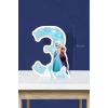 Frozen Karlar Ülkesi Temalı Ayaklı Rakam Pano - 3 Yaş (40 cm)