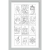 Frozen Temalı - Boyama Dosyası Doğum Günü Parti Seti Hediyesi 15x21cm 8li Paket