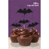 Halloween Cadılar Bayramı Yarasa Temalı Cupcake Süsü 10lu