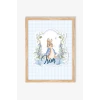 İsme Özel Boyutlu Peter Rabbit Ahşap Çerçeve 30x40cm Tablo, Hastane Odası Kapı Süsü, Çocuk Odası, Dekorasyon