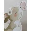 Kelebekli Tavşan Temalı - 40 cm Ayaklı Pano