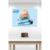 Patron Bebek Boss Baby Temalı Doğum Günü * Branda Afiş 50x70 cm