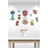 Paw Patrol Temalı Çok Parçalı Kağıt Afiş *Kalın Kağıt