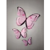 Pembe Kelebekli 3 Boyutlu Parti Seti Malzemeleri