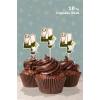 Safari Party Temalı 4 Yaşında Cupcake Süsü 10lu