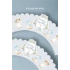 Sevimli Mavi Ördekler Temalı Cupcake Sargısı 8li