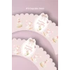 Sevimli Pembe Ördekler Temalı Cupcake Sargısı 8li