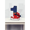 Spiderman Örümcek Adam Temalı Ayaklı Rakam Pano - 1 Yaş (40 cm)