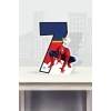 Spiderman Örümcek Adam Temalı Ayaklı Rakam Pano - 7 Yaş (40 cm)