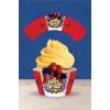 Spiderman Örümcek Adam Temalı Doğum Günü Cupcake Sargısı 8li