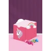 Unicorn Teması Kutu - Mini Hediyelik ( Şeker, Sakız, Draje, Mini Oyuncak ) 5x5x5 cm *8li Paket