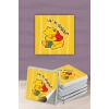 Winnie The Pooh Temalı Doğum Günü Çikolata Etiketi * Sticker 60 adet 4x4 cm