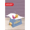 Winnie The Pooh Teması Piramit Kutu - Mini Hediyelik ( Anahtarlık, Mini Oyuncak, Şeker) 13x7x5cm *8li Paket