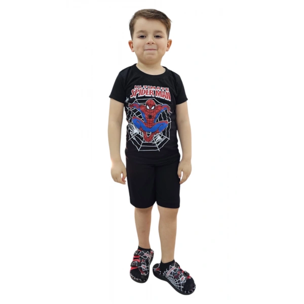 3-11 Yaş Çoçuk Takım Pamuklu likralı yazlık Altlı üstlü