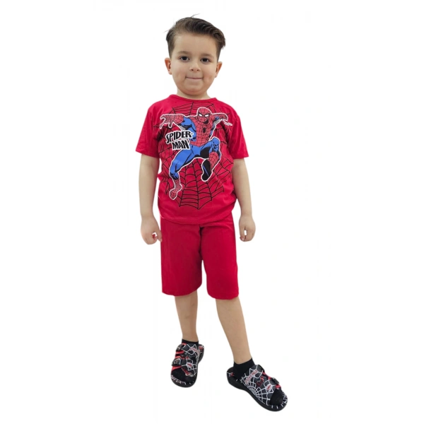 3-11 Yaş Çoçuk Takımı Pamuklu likralı yazlık Alt üst Takım