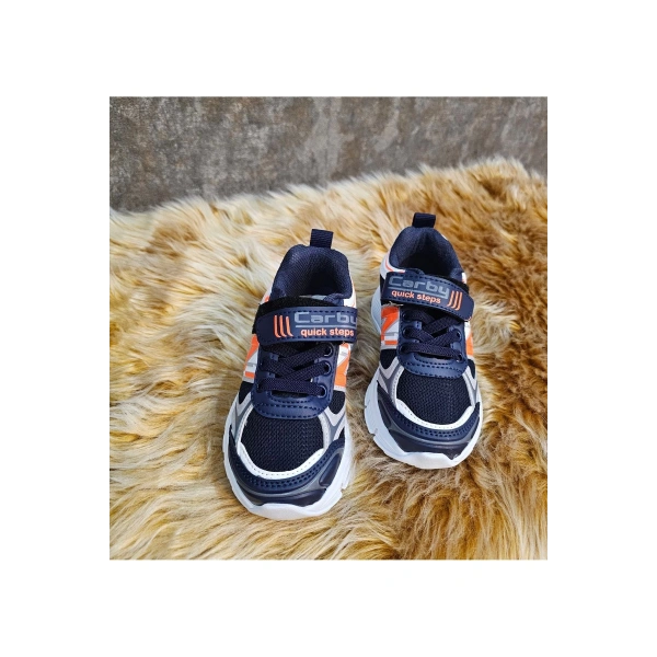 Unisex Spor Rahat Taban Hafif Işıklı Sneaker Bağcıklı Çocuk Ayakkabı