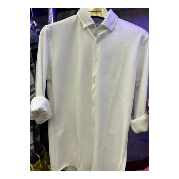 Erkek Slim Fit A Kalite Gömlek