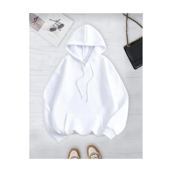 3 iplik kapşonlu sweatshirt şardonlu premium kumaş lc waikiki kalıp