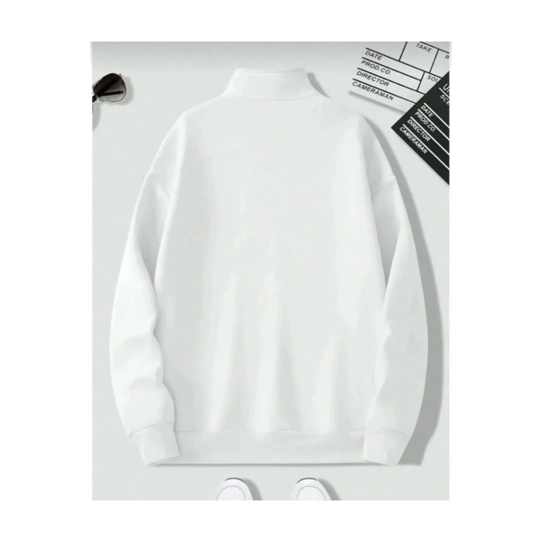 3 iplik yarım fermuarlı sweatshirt şardonlu premium kumaş lc waikiki kalıp