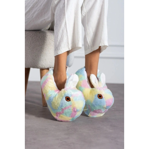 Konfor Sevimli Köpek Figürlü Peluş Panduf Ünisex Hayvanlı Panduf..