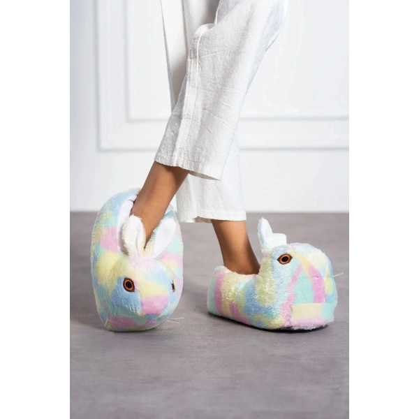 Konfor Sevimli Köpek Figürlü Peluş Panduf Ünisex Hayvanlı Panduf..